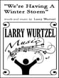 We're Having A Winter Storm SATB choral sheet music cover